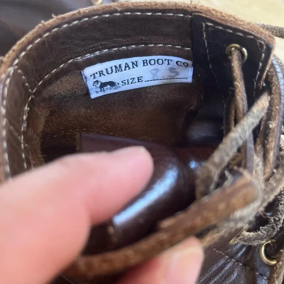 Truman Boot Co Brown Leather Boots - Picture 4 of 6